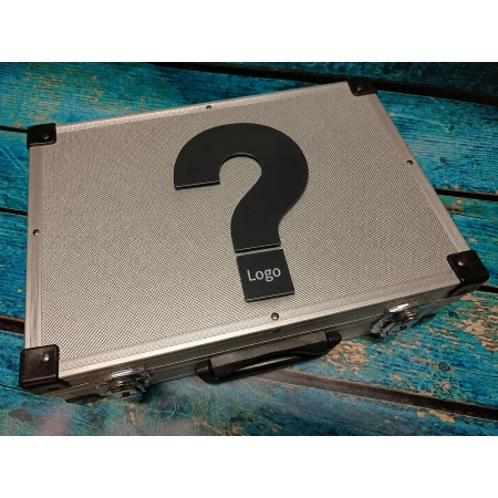 Własna Skrzynia Aluminiowa Średnia - Personalizowana na Karty 40x30cm
